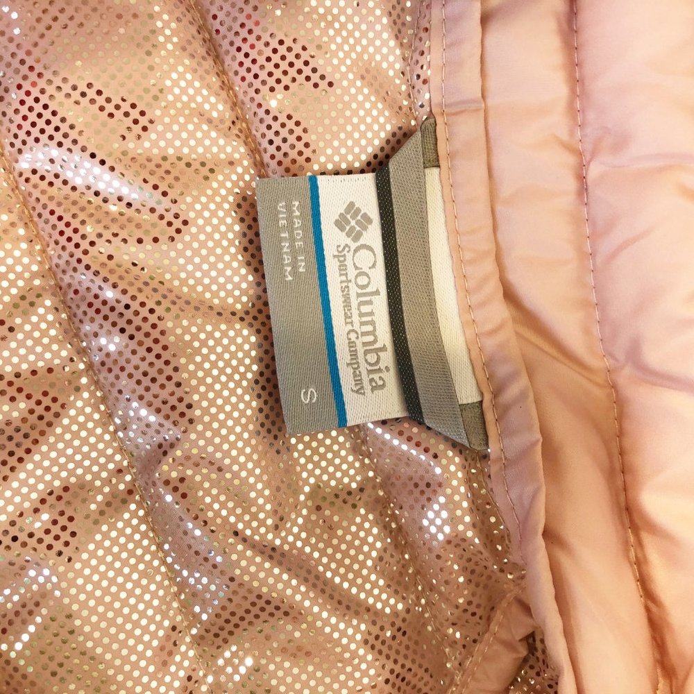 Columbia Light Pink Powder Lite Jacket S - Picture 5 of 10
